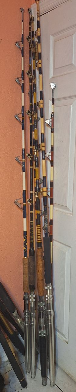 Big Game Fishing Rods 80/50 Used for Sale in Fort Lauderdale, FL