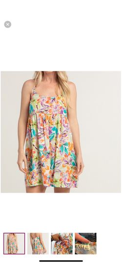 Roxy Tropical Sundance Dress Brand New With Tags