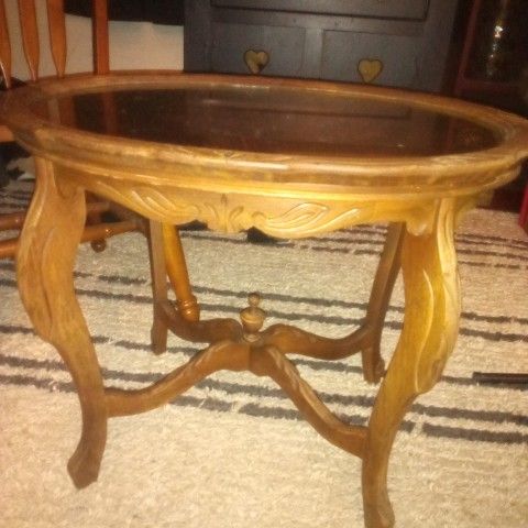 Antique Table/ Serving Tray