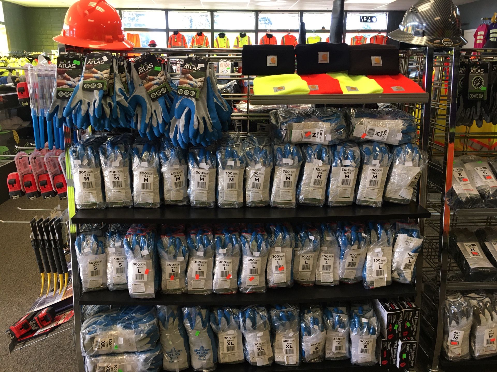 Atlas blue work gloves 12 pairs