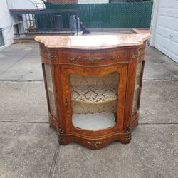 Beautiful Italian  Marbletop Cabinet 