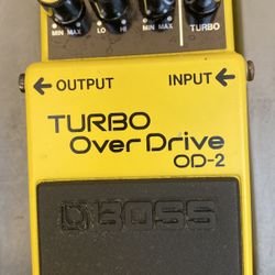 Roland Boss OD-2 Turbo Overdrive guitar pedal