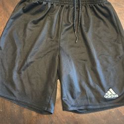 Black Adidas Aero Ready Shorts Youth Medium 