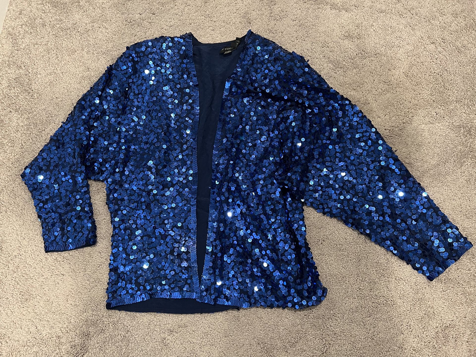 Blue Sequined Jacket