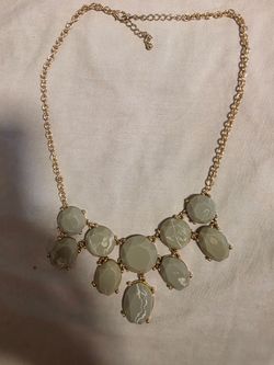 Gold-Tone Statement Bib Necklace