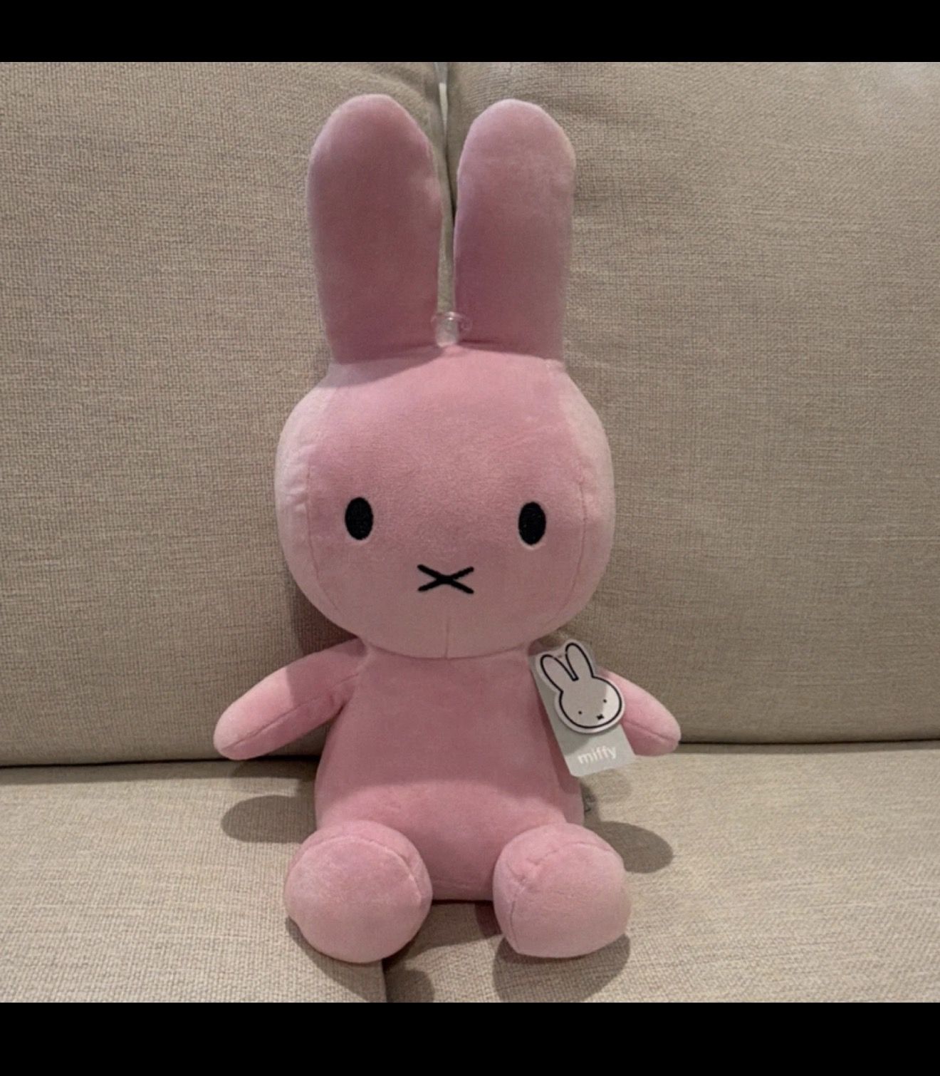 Miffy 16” plush pink