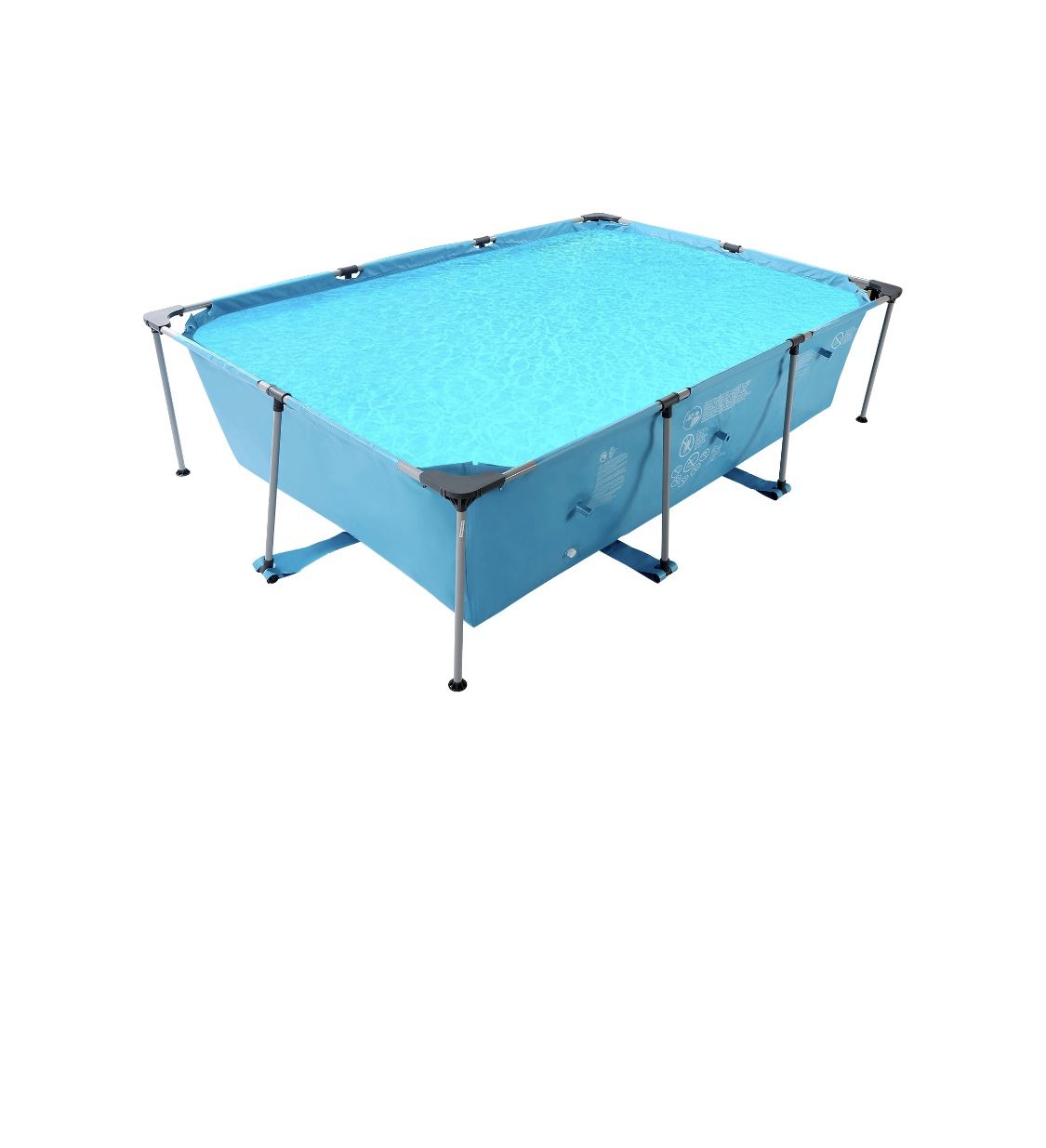 BRAND NEW Gasky Swimming Pool Above Ground Outdoor 10 ft Rectangular Frame Pools Blue Family Outdoor Use 118" X 79" X 29.5"
