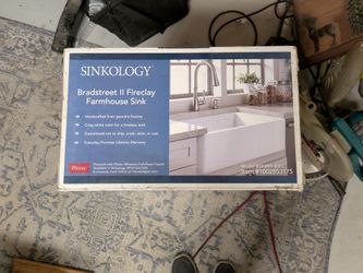 Farmhouse sink bradstreet fire clay