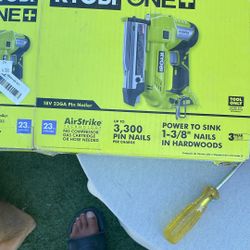 Ryobi Nailer 23ga V18