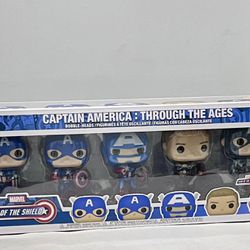 Funko POP Captain America Through The Years