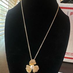 Beautiful Flower 14K gold plated Necklace
