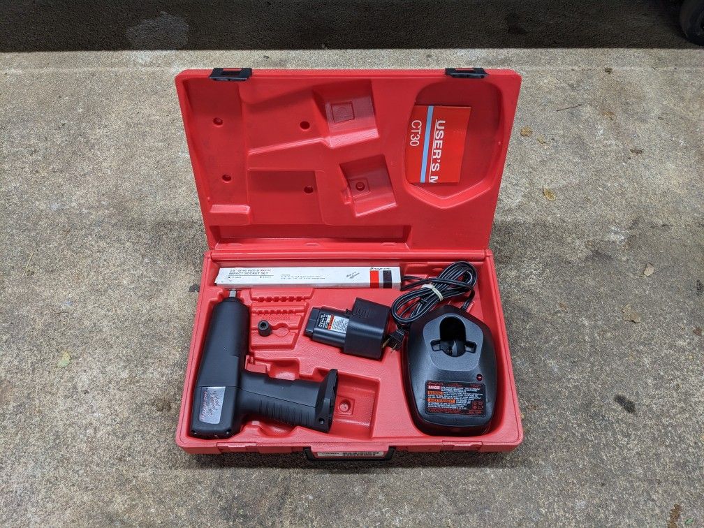 Snap on 9.6v 3/8 Drive Impact Wrench CT30 1600rpm