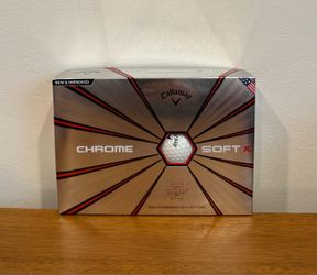 Callaway 2018 Chrome Soft X Gold Balls **Brand New**
