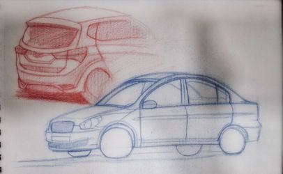 CARS Scketchbook Drawing