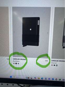New Cardslide wallets black