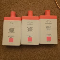 drunk elephant body lotion, 3 bottles; or $22 each