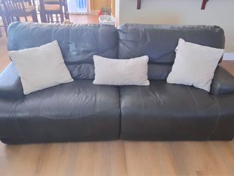 2 Piece Leather Power Reclining Sofa Set