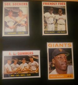 1964 4 card lot HOF
