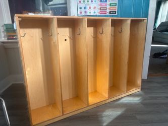 5-Section Toddler Coat Locker
