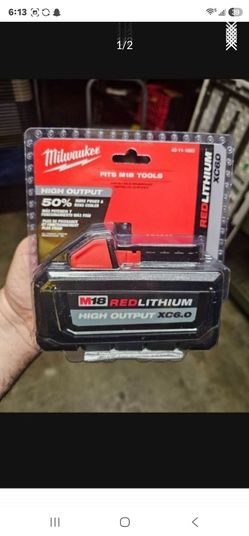 Milwaukee M18 RedLithium High Output XC6.0 Battery
