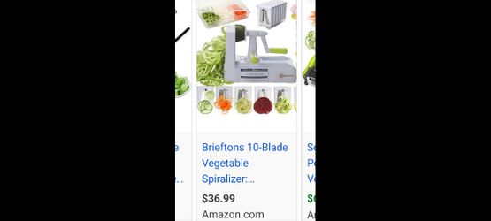Spiralizer 7-Blade Vegetable Slicer, Strongest-and-Heaviest Spiral Slicer, Best Veggie Pasta Spaghetti 