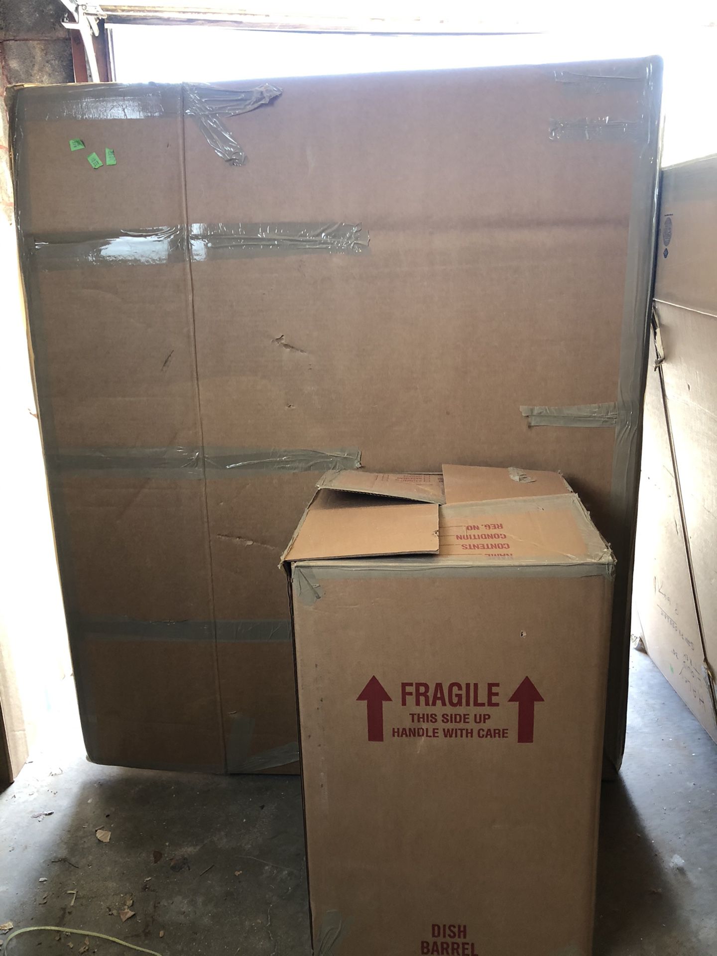 Free moving/storage packing paper in large bike box. No other boxes.