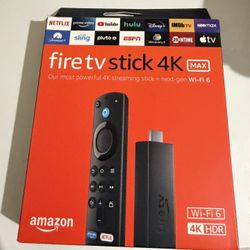 Sealed Amazon Fire Tv 4K Stick 