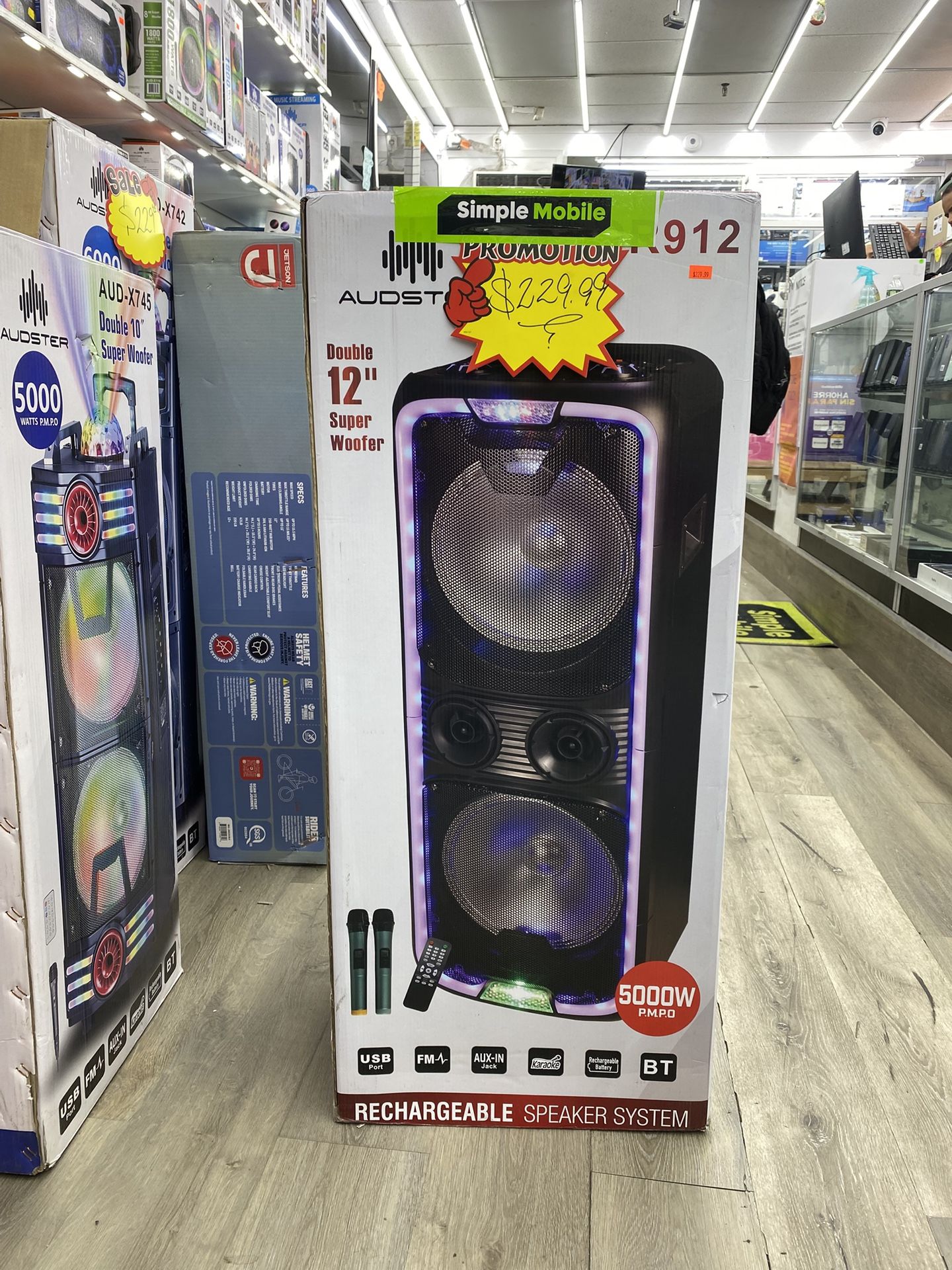DR912 AUDSTER RECHARGEABLE SPEAKER