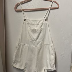 Billabong White Denim Romper - Size S