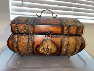 Decorative metal box $12