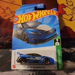 Hot Wheels Nissan Leaf Nismo RC_02 Blue HW Green Speed 2/5 100/250