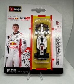 Bburago F1 Max Verstappen Red Bull RB21 Japan GP 2025 1:64