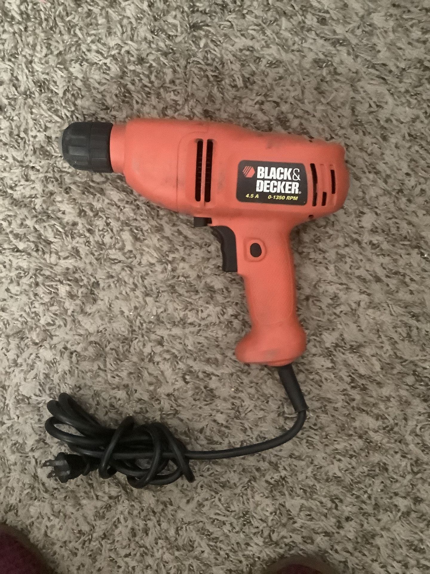 Black Decker Corded Drill