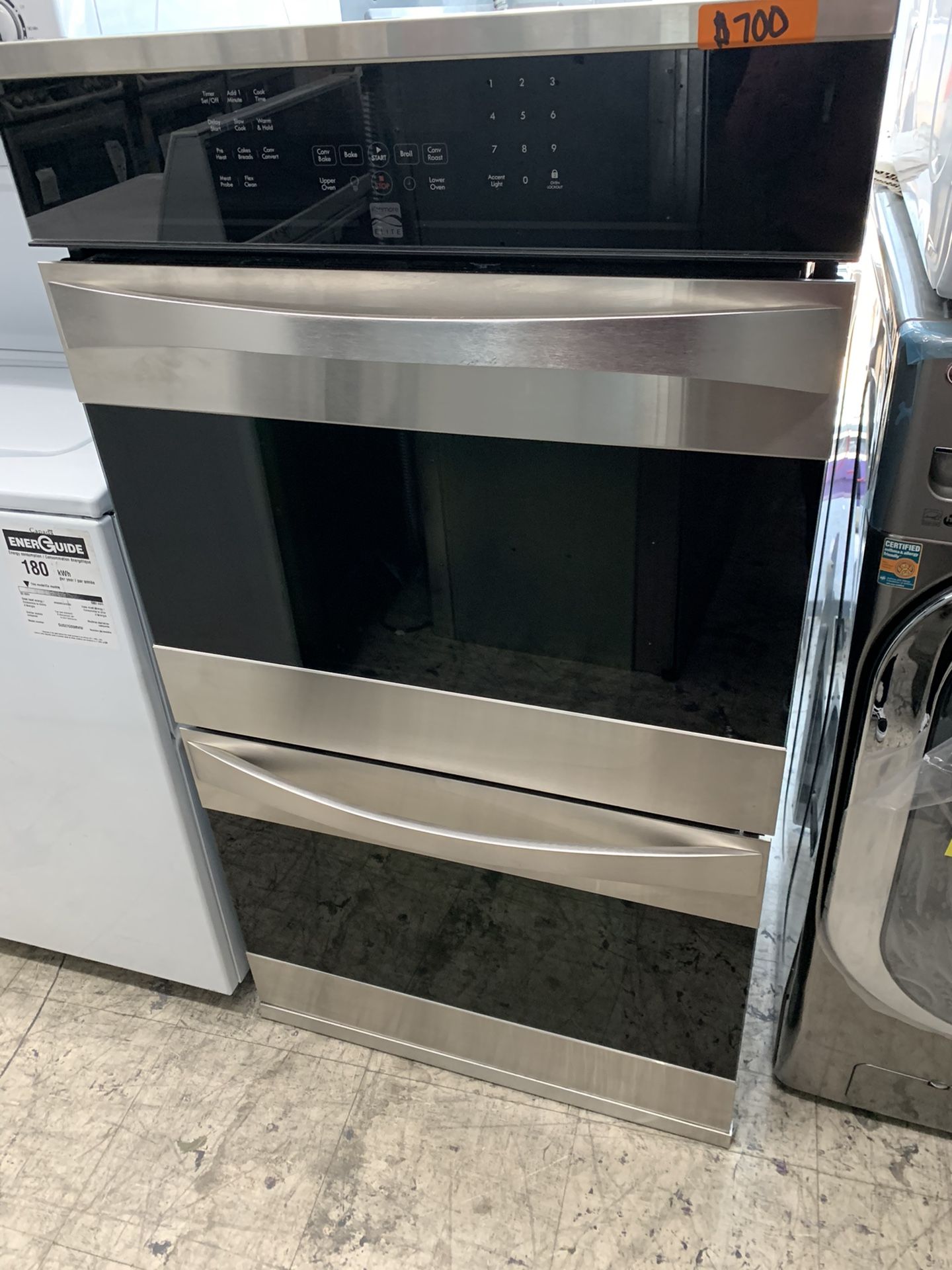Kenmore Elite 30” Double Oven In Stainless Steel Used