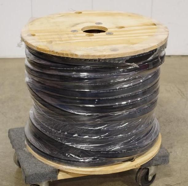 SOUTHWIRE 500' Roll of Flat Jacket 10/3 Copper THW Bk WG, M/N 56368102, Wire Spool Weight is 143 Lbs., Unused