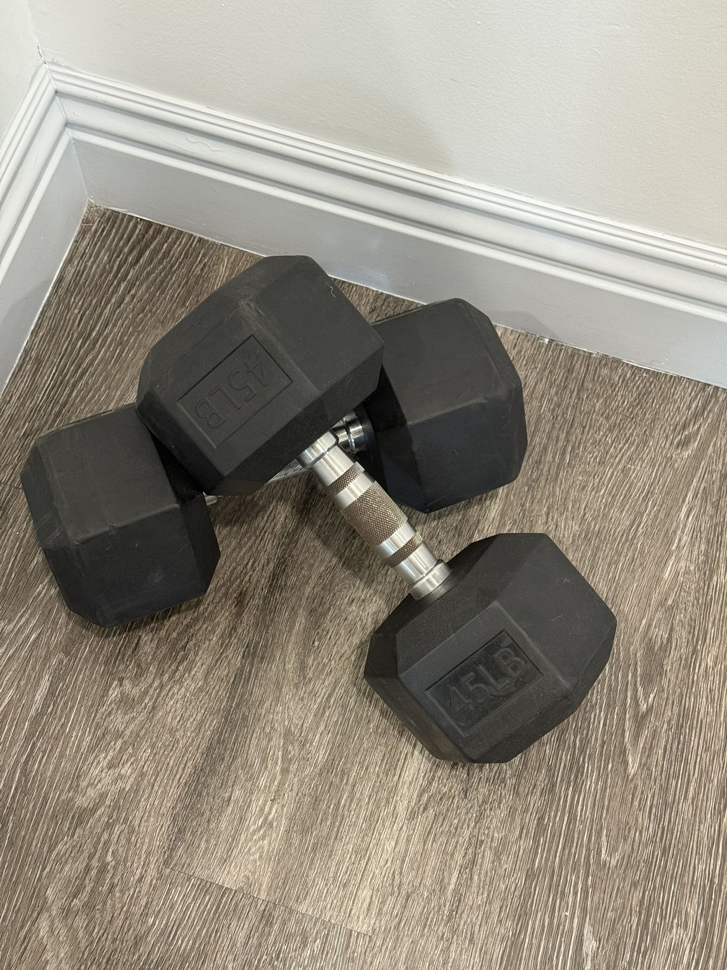 Pair of 45 lb. Dumbbells