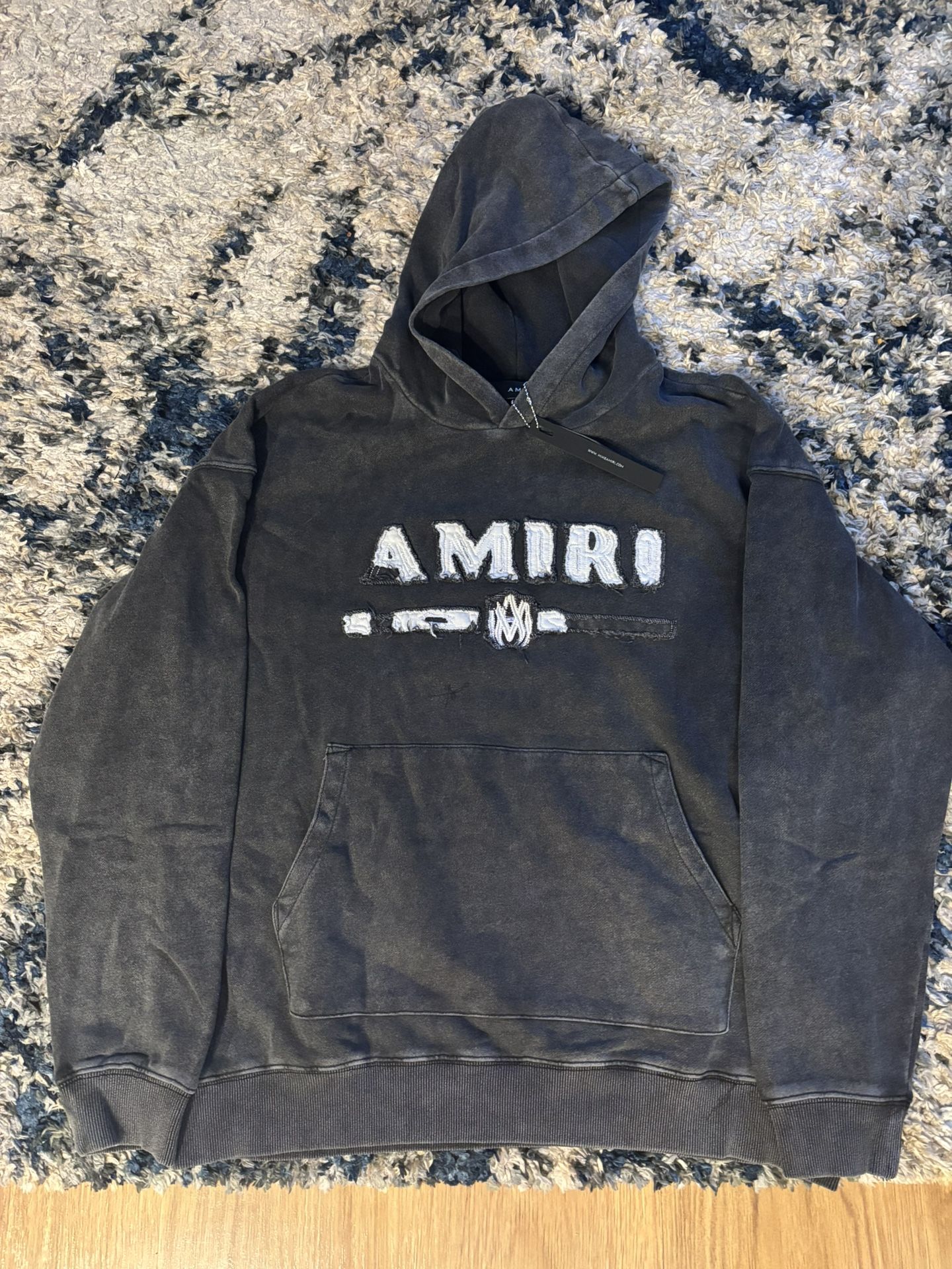 amiri hoodie size m