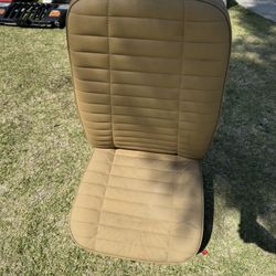 Jeep CJ Front Driver Seat Oem With Seat Bracket 1976-86