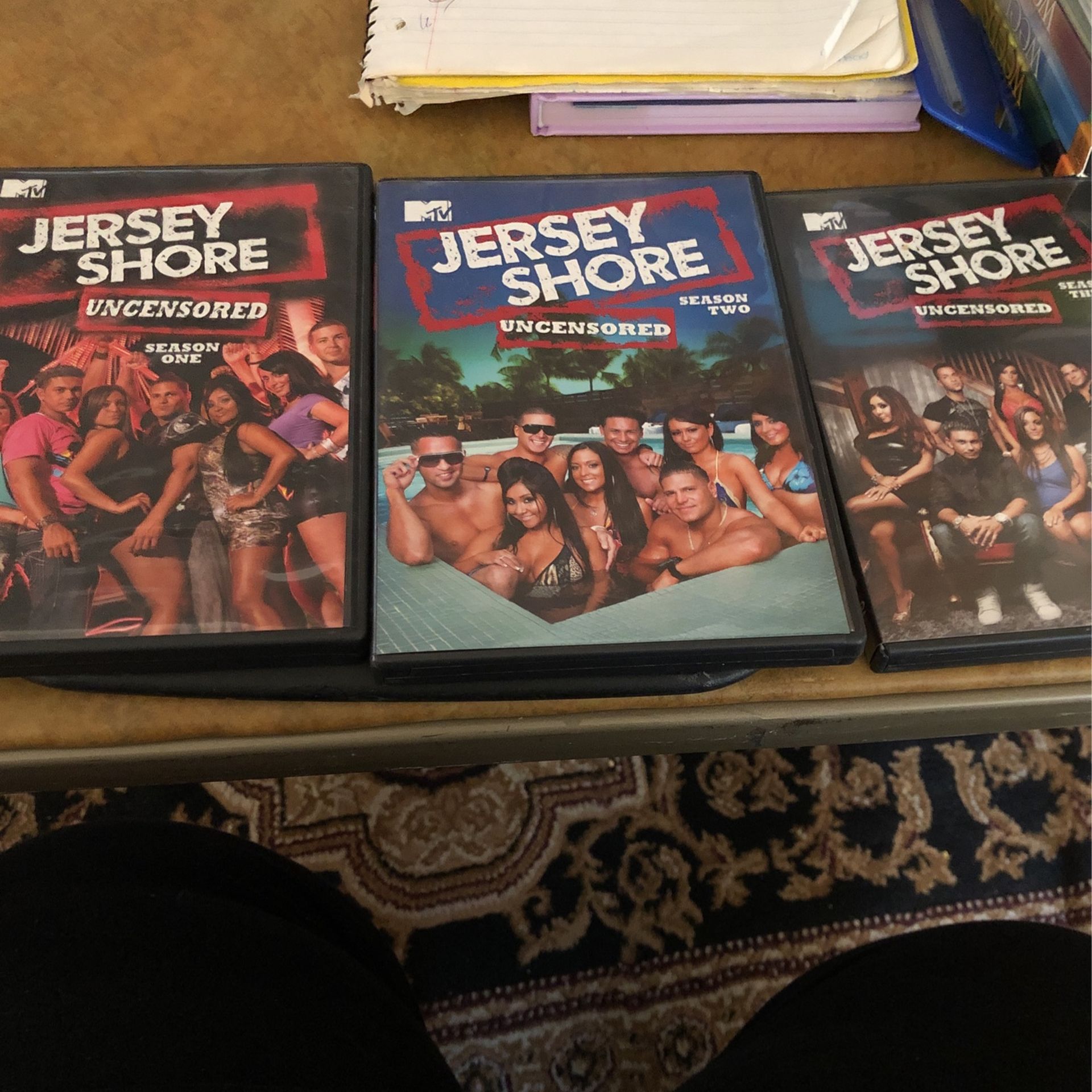 Jersey Shore Uncensored Season 1 -3 $4. Ea.