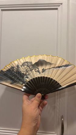 15x8 asian oriental silk fan