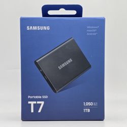 Samsung T7 1TB Portable Solid State Drive