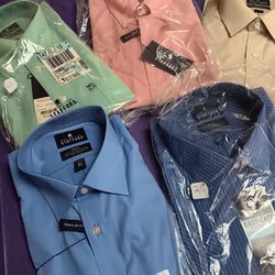 Brand New Men's  Dress Shirts Short Sleeves 