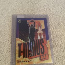 Kevin Durant purple T-minus basketball card