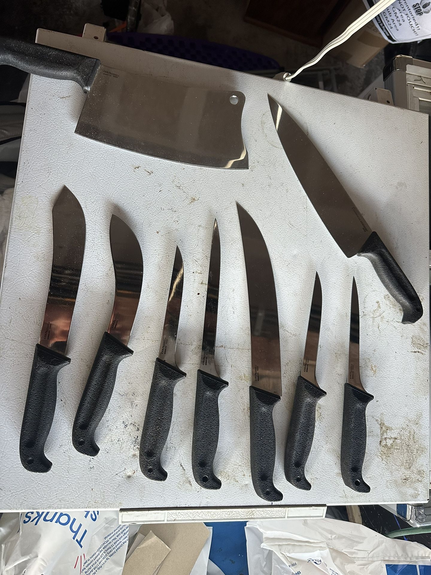 Cold Steel Kitchen Knives. Commercial Series First Run