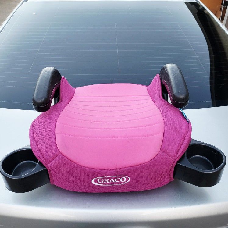 Graco Pink TurboBooster 2.0 Backless Booster Seat