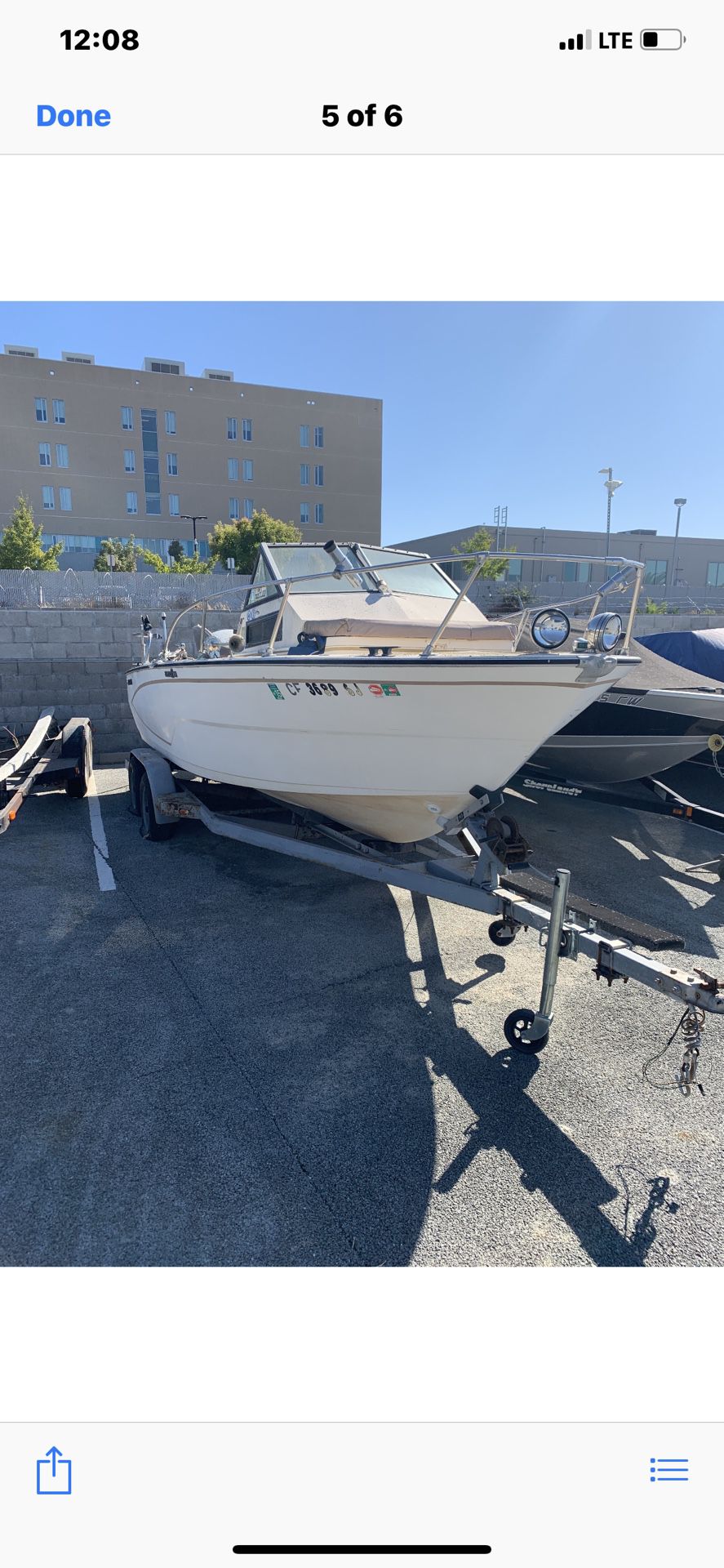 Fishing boat priced to sale, needs TLC