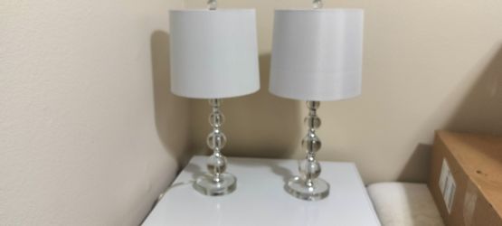 Juego De 2 Lamparas De Noche Para Mesa 