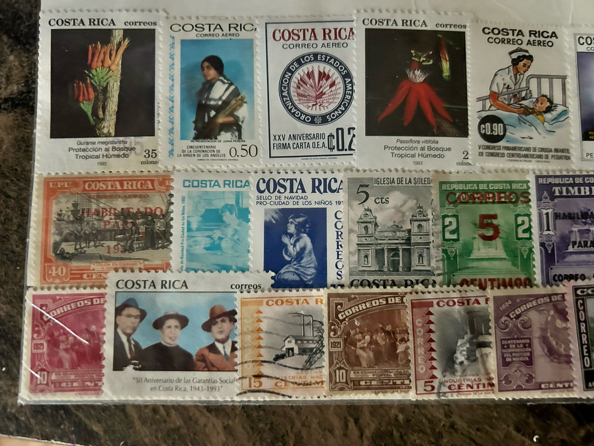 Stamps Of Costa Rica 