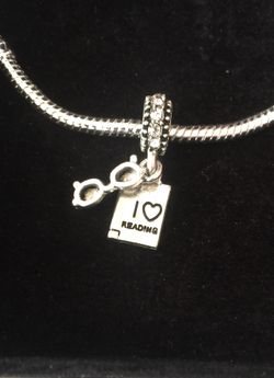 I love reading charm for Pandora bracelet