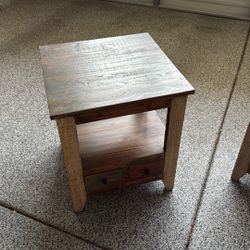 Wood End Tables